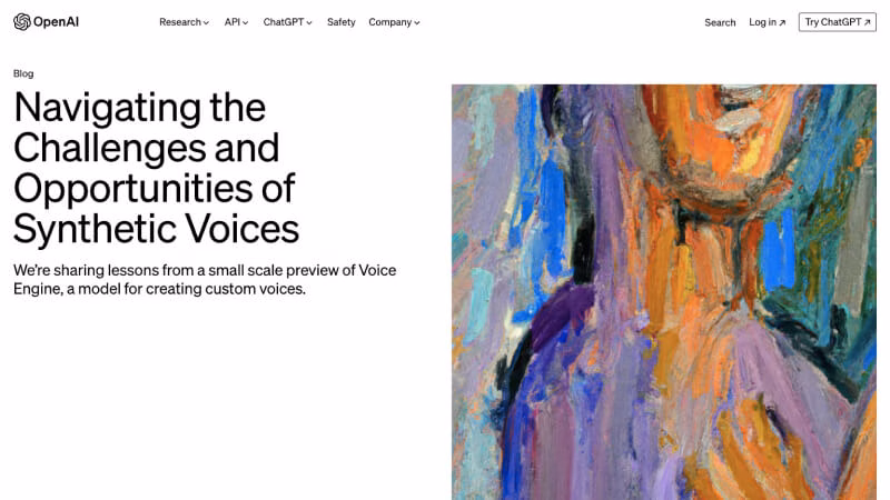 OpenAI Voice Engine