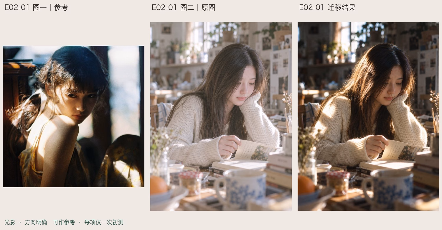 光线氛围与明暗关系迁移效果