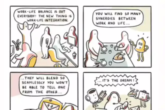 我希望这不会变成一种常态。来源：Todoist https://todoist.com/inspiration/work-life-integration-comic