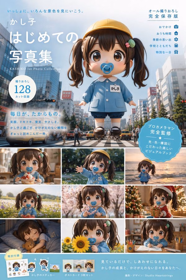 [AI生图咒语] 例212 – 专业设计师打造角色写真集