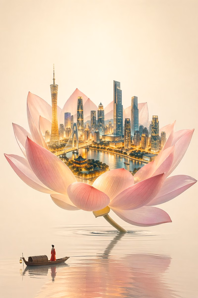 [AI生图咒语] New Chinese minimalist E 高清生图提示词